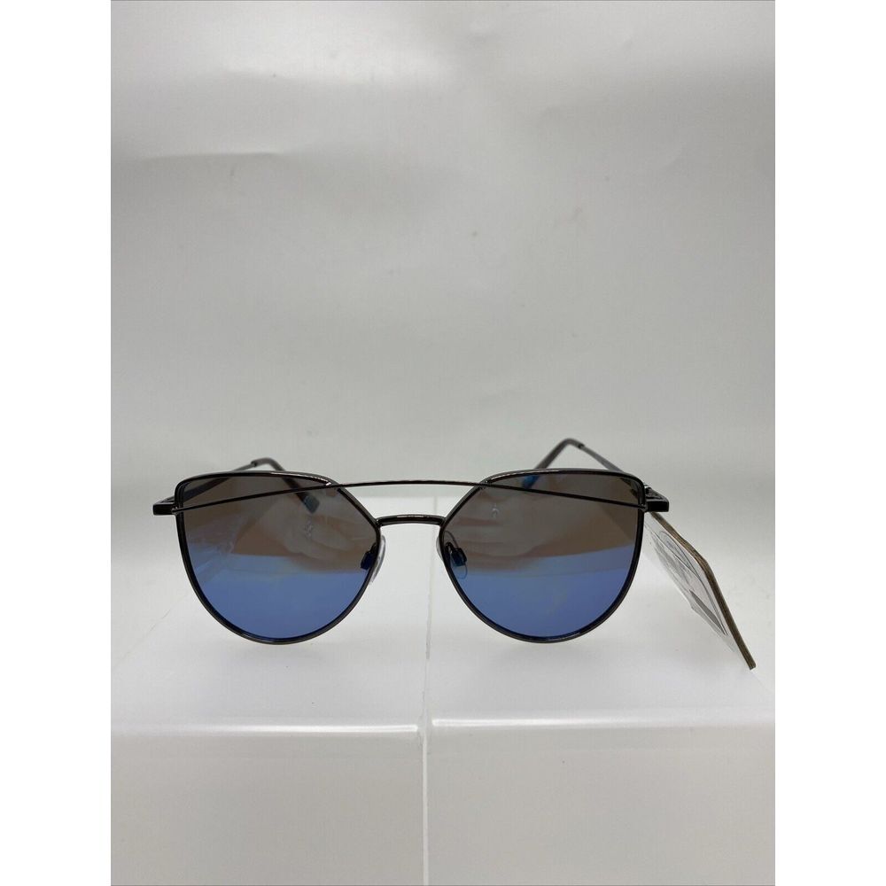 CaliBlue Aviator Sunglasses Black UVA-UVB Protection Cat Eye Lens NEW 3380